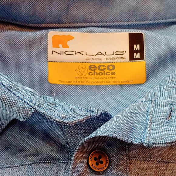 Blue Nicklaus Golf Polo - Picture 2 of 3